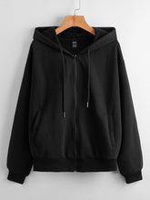 Black plain zipper
